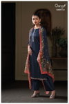 Nazriya 4057 By Ganga Cotton Silk Designer Salwar Suits Exporters In India